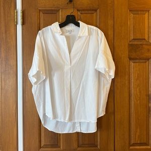 Madewell white short sleeve oxford